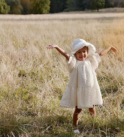 Elodie Details Sommerhat - Broderi Anglaise - Hvid