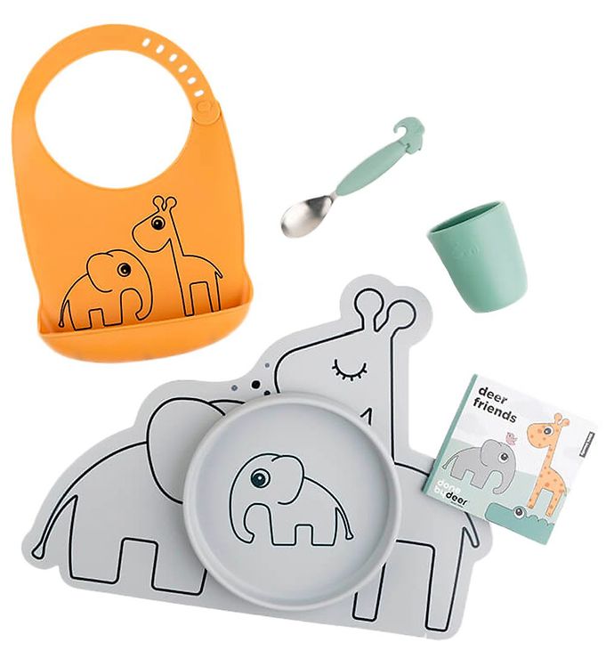 Done By Deer Første Måltidssæt - Silikone - 5 Dele - Color Mix