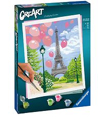 Ravensburger CreArt Malesæt - Spring In PAris Ravensburger CreArt Malesæt - Spring In PAris
