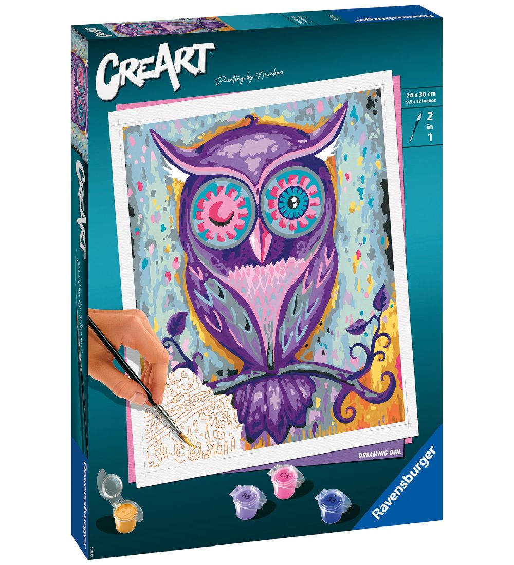 Ravensburger CreArt Malset - Dreaming Owl - Ravensburger - One Size - Kreatives Spielset