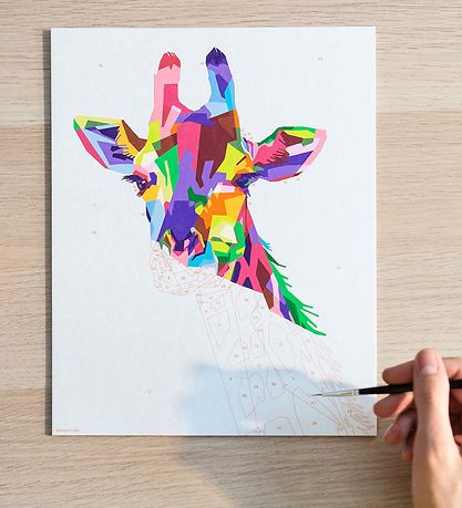 Ravensburger CreArt Malesæt - Funky Giraffe Ravensburger CreArt Malesæt - Funky Giraffe