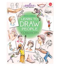 Eeboo Bog - Lær At Tegne Relistiske Mennesker - Engelsk Eeboo Bog - Lær At Tegne Relistiske Mennesker - Engelsk