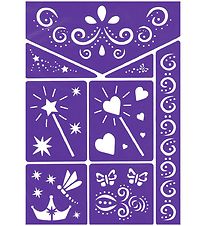 Grim Tout Stencil Til Ansigtsmaling - Eventyr Grim Tout Stencil Til Ansigtsmaling - Eventyr