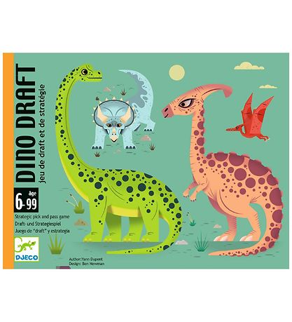 Djeco Kortspil - Dino Draft Djeco Kortspil - Dino Draft