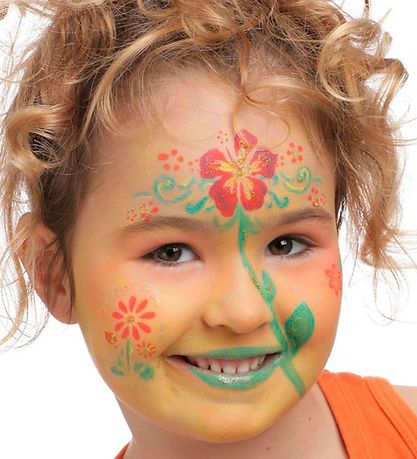 Grim Tout Stencil For Face Paint - Flowers