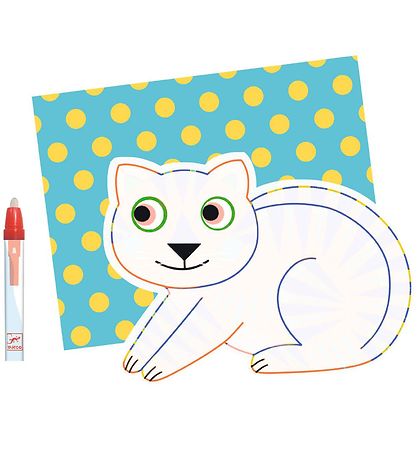 Djeco Magisk Farvelægning - Animaloma