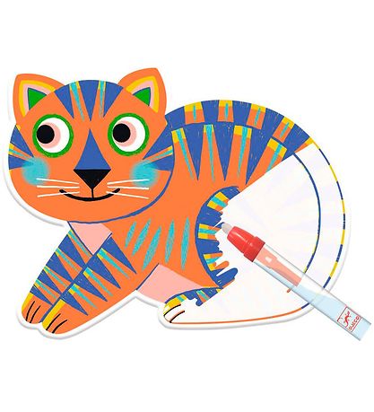 Djeco Magisk Farvelægning - Animaloma