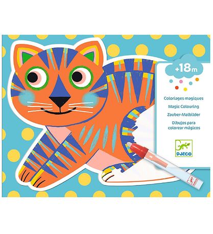 Djeco Magisk Farvelægning - Animaloma Djeco Magisk Farvelægning - Animaloma