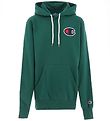 Champion Fashion Hættetrøje - Mørkegrøn m. Logo Champion Fashion Hættetrøje - Mørkegrøn m. Logo