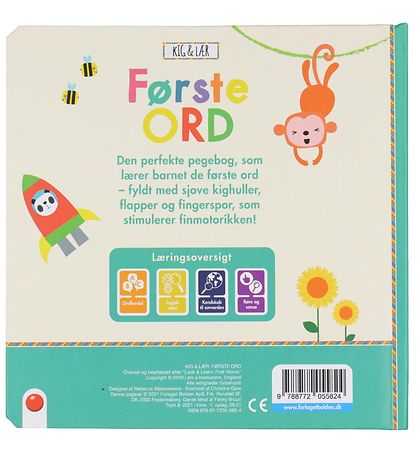 Forlaget Bolden Bog - Kig & Lær: Første Ord - Dansk Forlaget Bolden Bog - Kig & Lær: Første Ord - Dansk