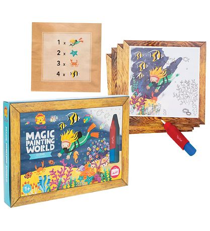 Tiger Tribe Farvesæt - Magic Painting World - Ocean