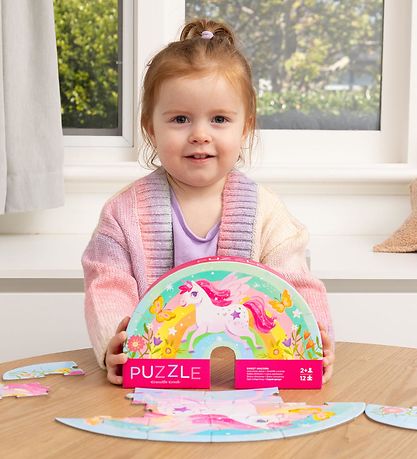 Crocodile Creek Puslespil - 12 Brikker - Sweet Unicorn