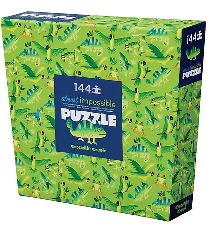 Crocodile Creek Puslespil - 144 Brikker - Almost Impossible - Ju Crocodile Creek Puslespil - 144 Brikker - Almost Impossible - Ju