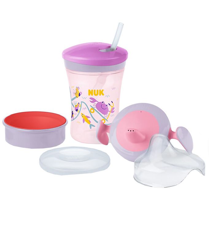 Nuk Lær-at-drikke - Kop, Lys Lilla, 6+m