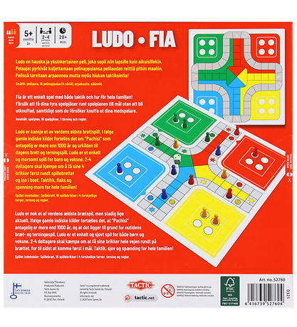 TACTIC Brætspil - Ludo
