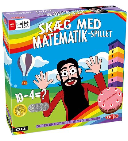 TACTIC Brætspil - Skæg Med Matematik-Spillet TACTIC Brætspil - Skæg Med Matematik-Spillet