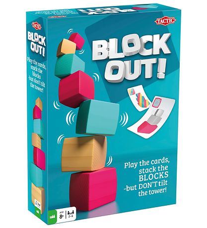 TACTIC Spil - Træ - Block Out! TACTIC Spil - Træ - Block Out!