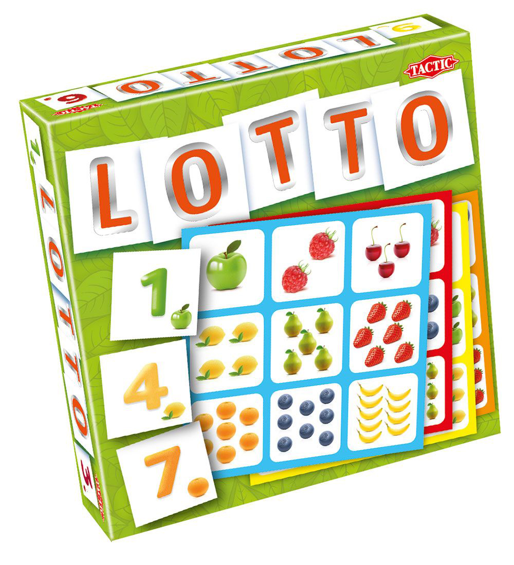 TACTIC Bilder-Lotto - Zahlen und Früchte - TACTIC - One Size - Spiele