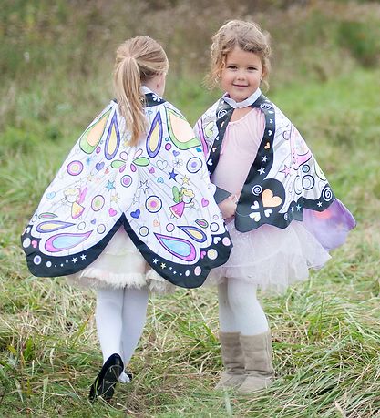 Great Pretenders Udklædning - Colour-A-Cape - Sommerfuglevinger