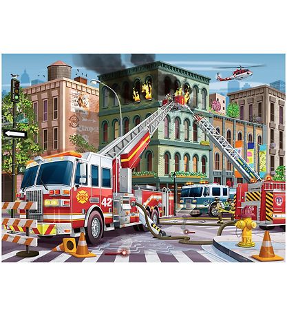 Ravensburger Puzzle Game - 100 Bricks - Fire Truck Rescue