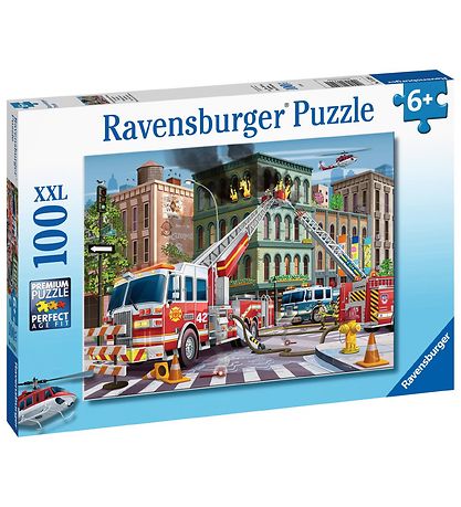 Puzzle Ravensburger - 100 Briques - Fire Truck Rescue Puzzle Ravensburger - 100 Briques - Fire Truck Rescue