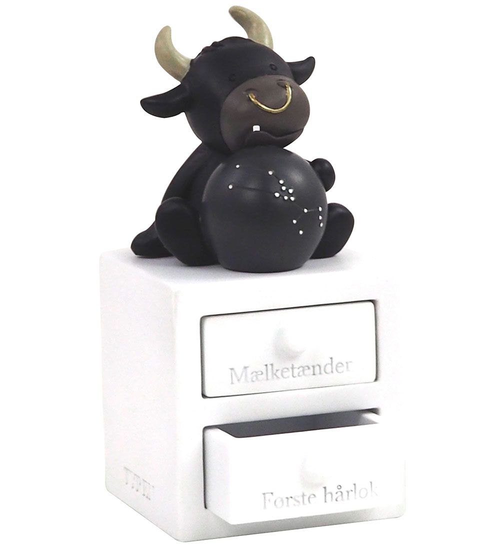 Kids by Friis Haarlocke/ZahnBox m. Sternzeichen - 6 cm - Stier - Kids by Friis - One Size - Zahnbox
