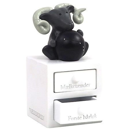 Kids by Friis Hårlok/Tandæske m. Stjernetegn - 6 cm - Vædderen Kids by Friis Hårlok/Tandæske m. Stjernetegn - 6 cm - Vædderen