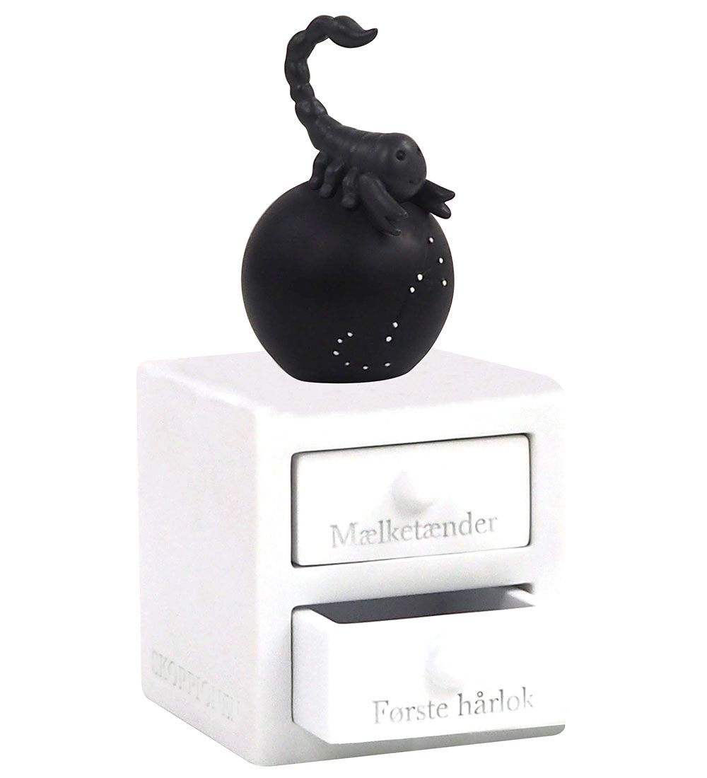 Kids by Friis Haarlocke/ZahnBox m. Sternzeichen - 6 cm - Skorpio - Kids by Friis - One Size - Zahnbox