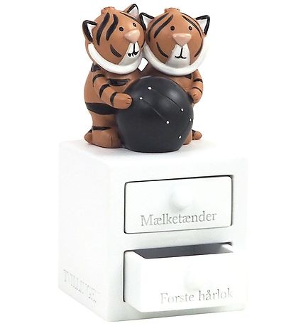 Kids by Friis Hårlok/Tandæske m. Stjernetegn - 6 cm - Tvillingen Kids by Friis Hårlok/Tandæske m. Stjernetegn - 6 cm - Tvillingen