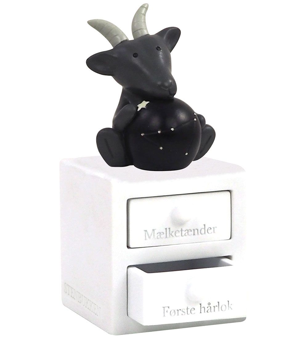 Kids by Friis Haarlocke/ZahnBox m. Sternzeichen - 6 cm - Steinbo - Kids by Friis - One Size - Zahnbox