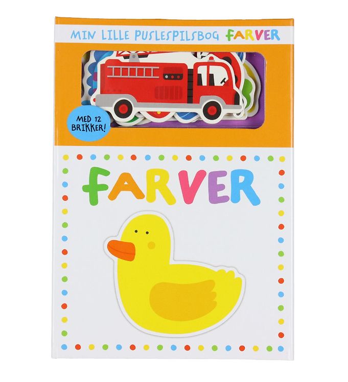 Karrusel Forlag Aktivitetsbog - Min Lille Puslespilsbog - Farver