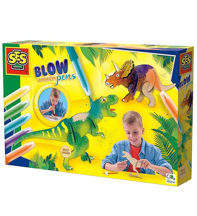 SES Creative Blåspennor - Dinosaurier