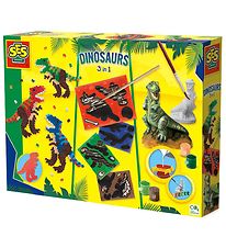 SES Creative Kreasæt - Dinosaurs - 3i1 SES Creative Kreasæt - Dinosaurs - 3i1