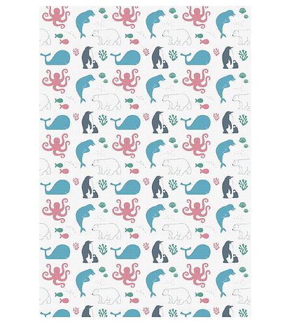 Mininor Pusleunderlag - Engangs - 6-Pak - Hvid m. Dyr