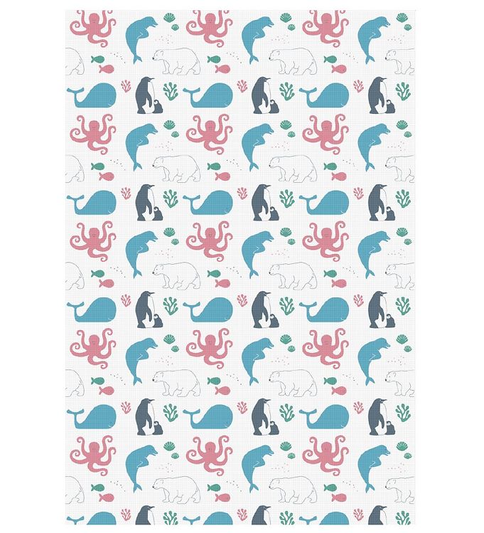 Mininor Pusleunderlag - Engangs - 6-Pak - Hvid m. Dyr