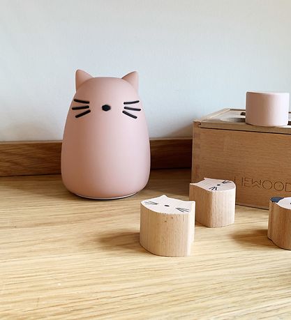 Liewood Natlampe - Winston - 10x14 cm - Cat Rose