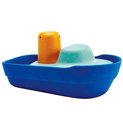 PlanToys Trælegetøj - Slæbebåd - Træ PlanToys Trælegetøj - Slæbebåd - Træ
