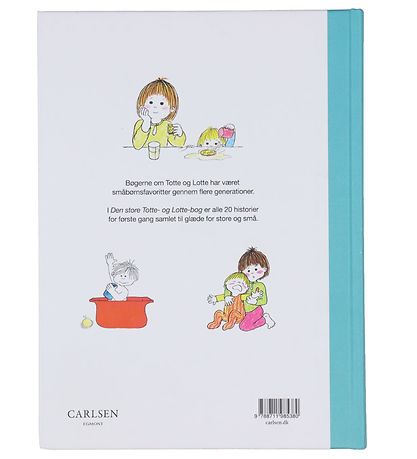 Forlaget Carlsen Bok - Stora Totte- och Lotte-Bok - Dansk