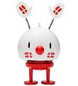 Hoptimist Medium Bumble - 14 cm - Fødselsdag - Rød/Hvid Hoptimist Medium Bumble - 14 cm - Fødselsdag - Rød/Hvid