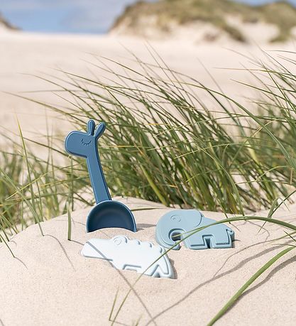 Done by Deer Strandsæt - 3 Dele - Deer Friends Blue Done by Deer Strandsæt - 3 Dele - Deer Friends Blue