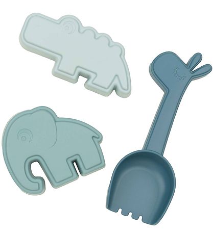 Done by Deer Strandsæt - 3 Dele - Deer Friends Blue Done by Deer Strandsæt - 3 Dele - Deer Friends Blue