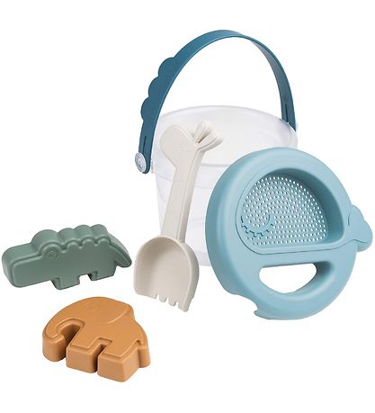 Done by Deer Strandsæt - Spand - 5 Dele - Deer Friends Blue Done by Deer Strandsæt - Spand - 5 Dele - Deer Friends Blue