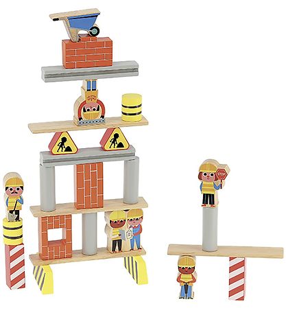 Vilac Balancespil - Træ - 27 Dele - Byggepladsen Vilac Balancespil - Træ - 27 Dele - Byggepladsen