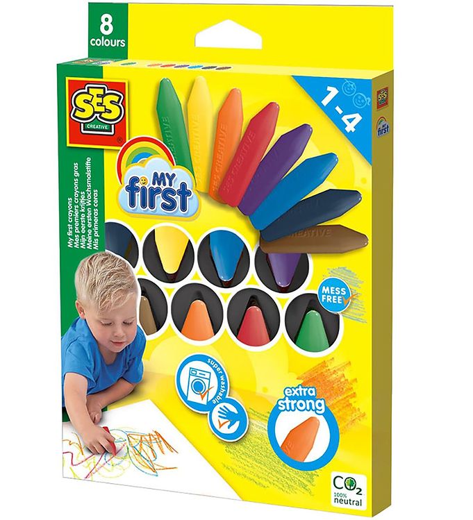 SES Creative My First 14488, 8 stk, Flerfarvet, Flerfarvet, Pap, Barn, 1 År