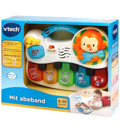 Vtech Musikinstrument - Mit Abeband - Dansk Vtech Musikinstrument - Mit Abeband - Dansk