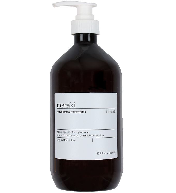 Balsam Meraki Moisturising Conditioner 1 l - nærende pleje til tørt hår med økologisk kokosolie & provitamin B5