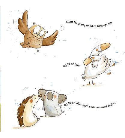  A Big Hug Book Boek - Het leven is als De Wind - Deens