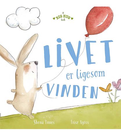 A Big Hug Book Boek - Het leven is als De Wind - Deens