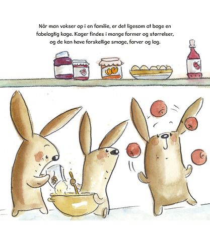Livre A Big Hug Book - Une famille est comme un gâteau - Danois Livre A Big Hug Book - Une famille est comme un gâteau - Danois