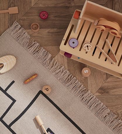 Kids Concept Legetæppe - Geometrisk - Grå Kids Concept Legetæppe - Geometrisk - Grå